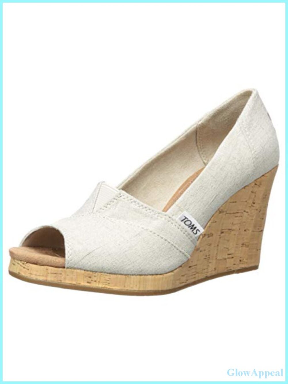 Woven Textile Peep Toe Platform Wedge Sandal Ankle Strap Sl